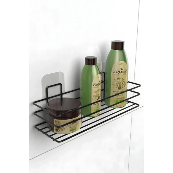 Yapışkanlı Duş ve Banyo Rafı - Resim 5