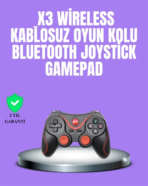 Android Uyumlu Gamepad X3 Game Stick Oyun Kolu Bluetooth Bağlantılı ürün görseli 1