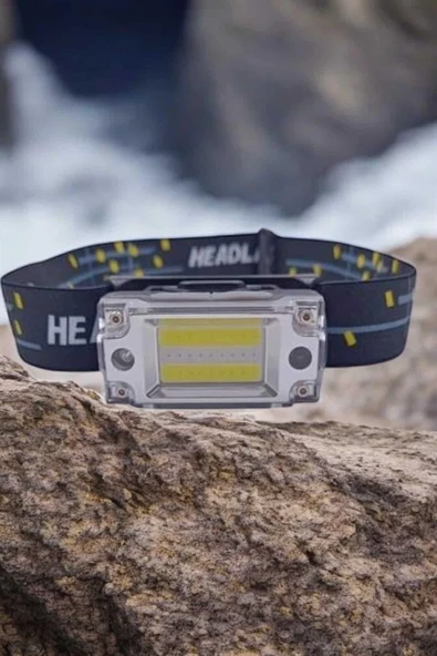 Kafa Lambası Led Fener Pratik Taşınabilir Ayarlanabilir USB Şarjlı ürün görseli 1