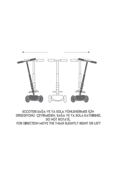 Maxi Twist Işıklı Scooter Pembe - 82244 - Resim 2