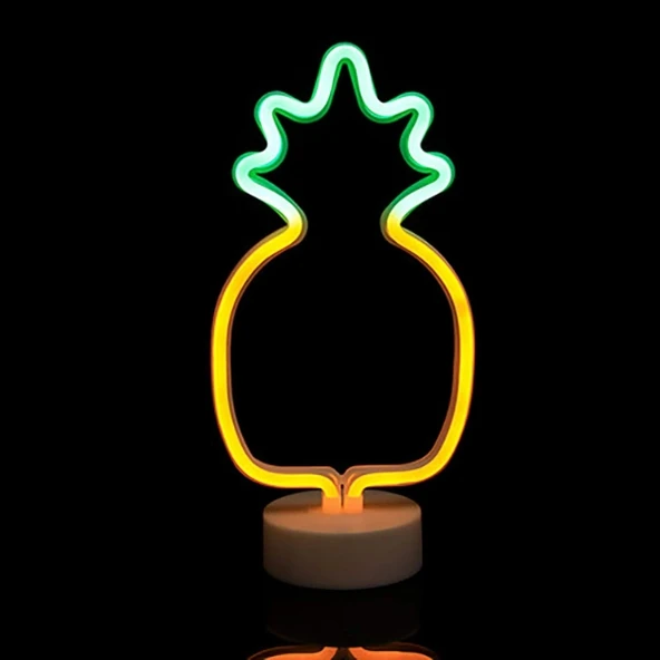 Ananas Neon LED Lamba - Resim 2