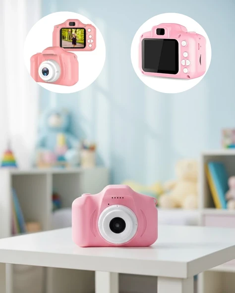 HD Mini Dijital Kamera Video ve Fotoğraf Çekim Özellikli Şarjlı Taşınabilir Kayıt Cihazı ürün görseli 1