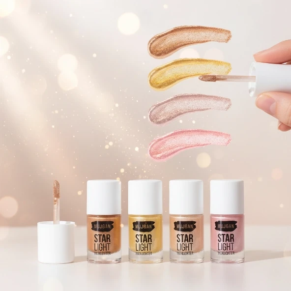 4'lü Likit Highlighter Aydınlatıcı Seti ürün görseli 1