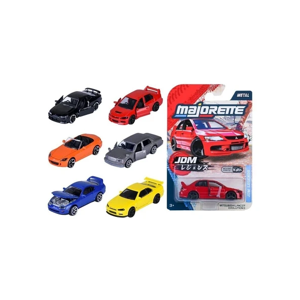 8502100000 ''JDM Legends Premium Cars, 6-asst.freewheel, die-cast, 1 opening pa(Belirtilen fiyat, tekli satış için adet fiyatıdır.) ürün görseli 1
