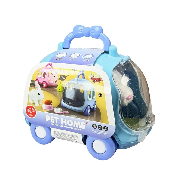 JND-6800 Taşıma Araba Çantalı Hareketli Pilli Tavşan Set -Eco Lounge ürün görseli 1