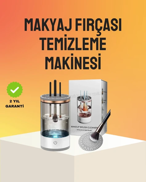 Hijyenik ve Hızlı Makyaj Fırçası Yıkama ve Kurutma Cihazı ürün görseli 1