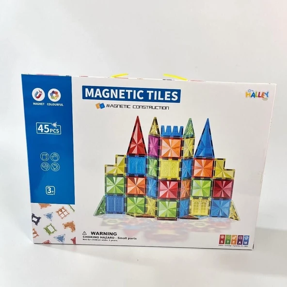 SH40763 45 PARÇA MAGNET YILDIZ ELMAS SERİ BLOKLAR ürün görseli 1