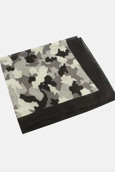 Asker Desenli Bandana 50*50 ürün görseli 1