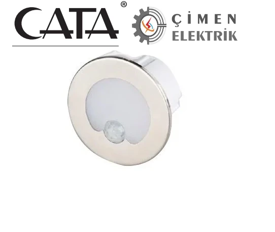 CATA CT 5174 1.5W Radar Sensörlü Koridor Aydınlatması 6400K Beyaz Işık ürün görseli 1