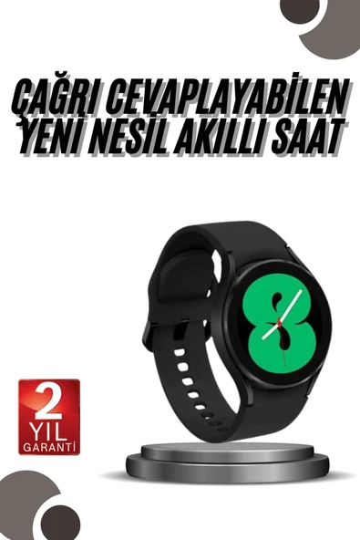 Akıllı Saat Bluetooth Bağlantılı Yuvarlak Ekran Plastik Kordonlu ürün görseli 1