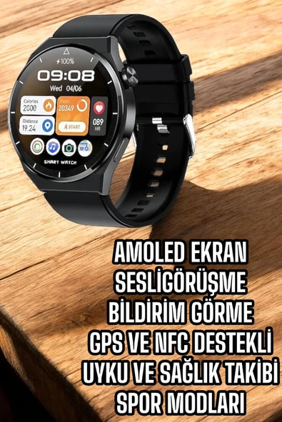 GT8 AKILLI SESLİ GÖRÜŞME YAPABİLEN SAAT - Resim 2
