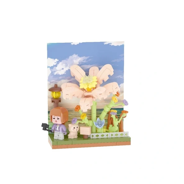 Çiçek ve Figür Serisi 3D Puzzle - Resim 5