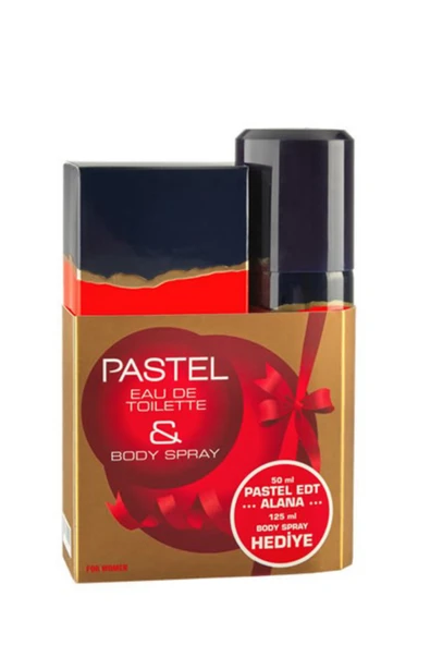 Pastel Bayan Parfüm Seti 50 Ml Parfüm 125 Ml Deodorant ürün görseli 1