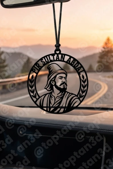 Pir Sultan Abdal Ayna Süsü, Araba Süsü, Dikiz Aynası Süsü - Eşe, Dosta, Sevgiliye Araba Hediyesi ürün görseli 1