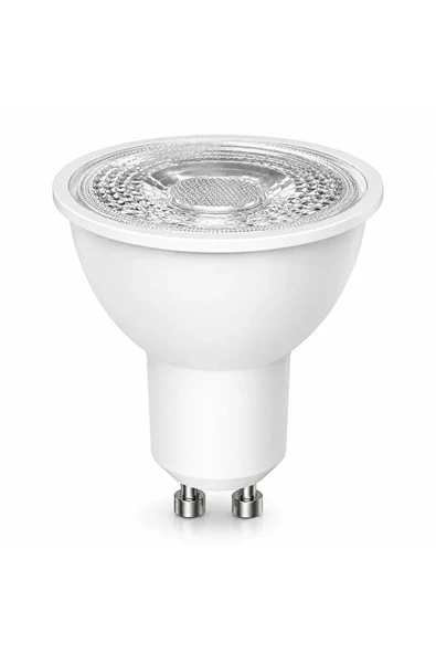 7W GU10 LED Ampul Beyaz Işık 6500K Mercekli Spot Ampul 630 Lümen ürün görseli 1