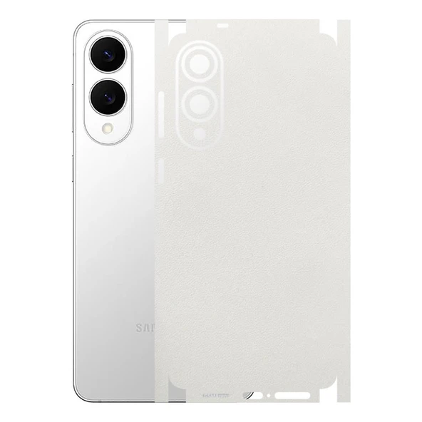 Samsung Galaxy S25 Edge ile Uyumlu Bumper Serisi Premium Kaplama 360  Beyaz ürün görseli 1