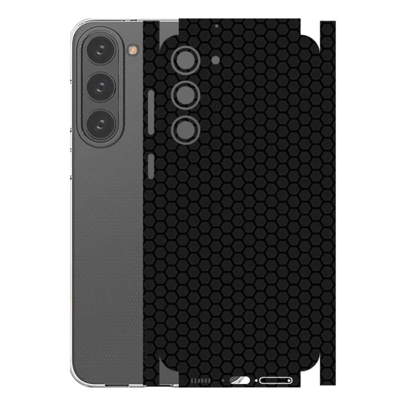 Samsung Galaxy S23 Plus ile Uyumlu Bumper Serisi Premium Kaplama 360  Siyah ürün görseli 1