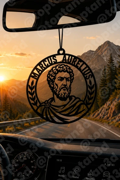 Marcus Aurelius Ayna Süsü, Araba Süsü, Dikiz Aynası Süsü - Eşe, Dosta, Sevgiliye Araba Hediyesi ürün görseli 1