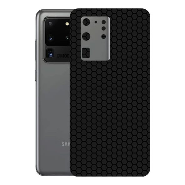 Samsung Galaxy S20 Ultra ile Uyumlu Bumper Serisi Premium Kaplama 360  Siyah ürün görseli 1