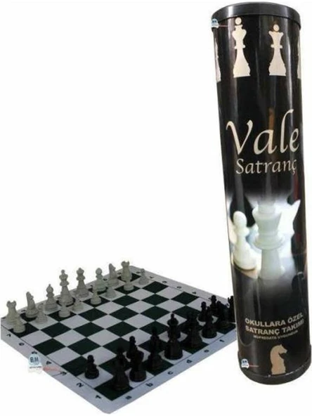 Vale Okul Tipi Satranc Takimi Rulo Cantali Buyuk Boy Kutulu 44 Cm ürün görseli 1