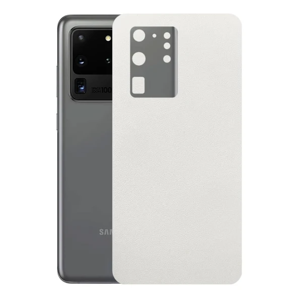 Samsung Galaxy S20 Ultra ile Uyumlu Bumper Serisi Premium Kaplama 360  Beyaz ürün görseli 1