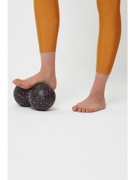 Actifoam Fıstık Masaj Topu 10x20 cm (Siyah+ Pembe Orta Sert) ürün görseli 1