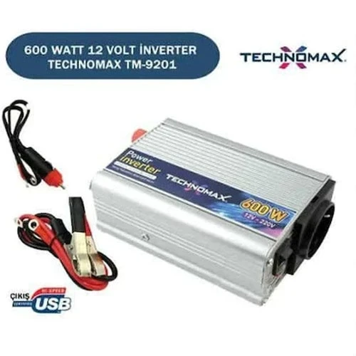 Teknomax 600w İnverter Dönüştürücü - Resim 2