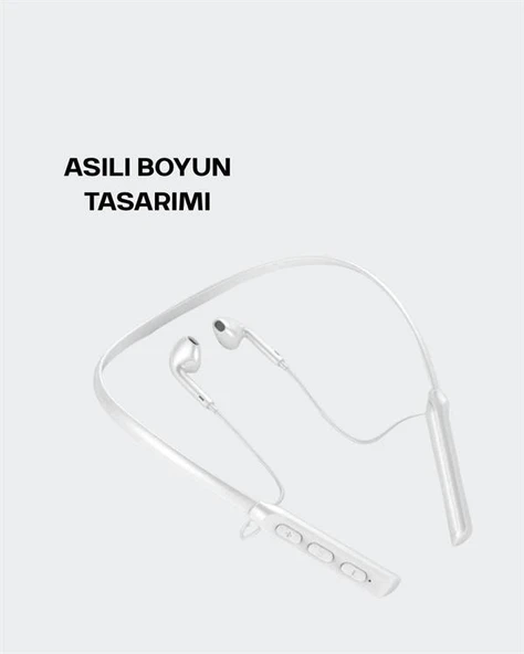 Kablosuz Bluetooth Kulaklık – Boyun Askılı, 100 Saat Pil Ömrü ürün görseli 1