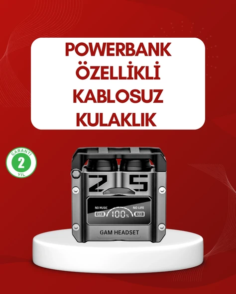 Anc Aktif Gürültü Önleyici Kablosuz Bluetooth Kulaklık ürün görseli 1