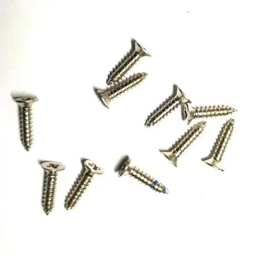 Klips, Menteşe, Ayak, Ağaç, Sunta Vidası 2,2x9,5mm - Nikel 100 Adet ürün görseli 1