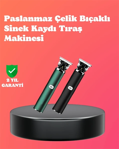 Paslanmaz Çelik Bıçaklı Sinek Kaydı Tıraş Makinesi Uzun Ömürlü ürün görseli 1