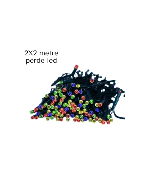 2x2 Metre Perde Led Işık - Resim 2