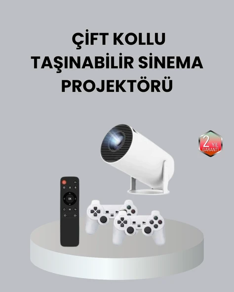4k Wi-fi 6 Projeksiyon Cihazı – 10.000+ Oyun Desteği, Kablosuz Bağlantı Ve Çoklu Giriş Portları ürün görseli 1