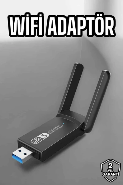 Wifi Alıcı Wifi Adaptörü Usb Girişli 3.0 ürün görseli 1