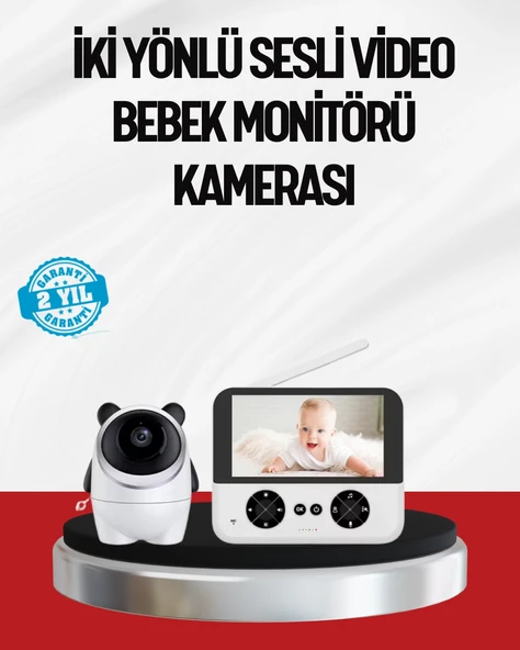 Görüntülü Bebek Monitörü 4.3 İnç Ekran Ve Sesli İletişim ürün görseli 1