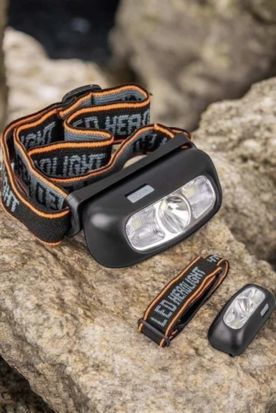 Kamp Lambası Led Işık Kafa Lambası Balıkçı Lambası Ayarlanabilir ürün görseli 1