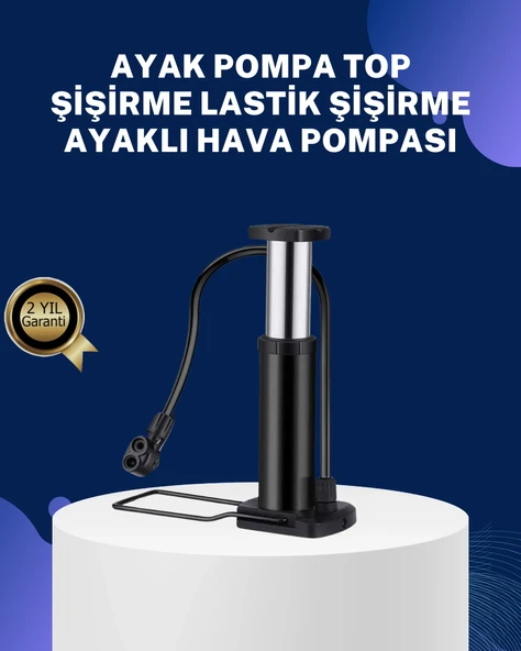 Ayakla Kullanılan Hava Pompası Araç Ve Bisiklet İçin Uygun ürün görseli 1