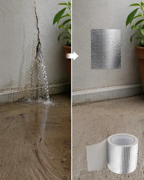 96mm Geniş Tamir Bandı 2 Metre Çatı Boru Balkon Sızdırmaz Onarım Bandı ürün görseli 1