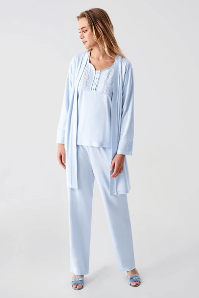 Freshness 321 Kadın Sabahlıklı Pijama Takımı ürün görseli 1