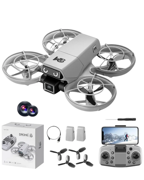 App Kontrollü Kameralı Mini Drone Headless Mod Özellikli - Resim 5