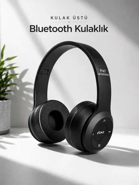 Kulak İçi Kablosuz Bluetooth Kulaklık Ekstra Bass Ve Çok Yönlü Kullanım ürün görseli 1