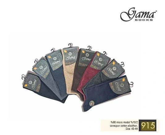 Gama 915 Erkek Mikro Modal Core Spun Pamuk Çorap ürün görseli 1