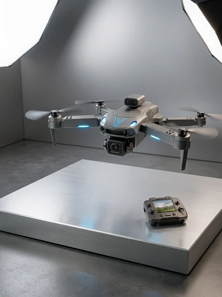 Canlı Görüntü Aktarımlı Katlanabilir Kamera Dron - Resim 3