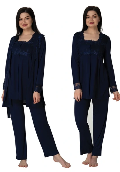 Effortt 2401  Sabahlıklı Lohusa Pijama Takımı ürün görseli 1