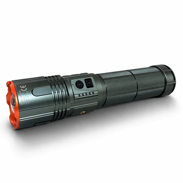 Bedotech Bd-5503 30w Tg Led Alüminyum Alaşımlı Zoomlu Type-c Şarjlı El Feneri ürün görseli 1