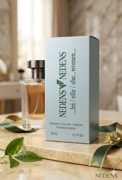 Nedens Lei/ elle/ she,, women... Parfüm Eau De Toilette Natural Spray 75 ml 2,7 FL. Oz ürün görseli 1