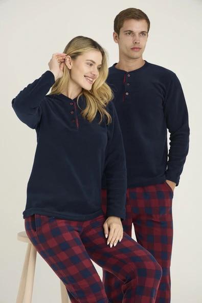 Kocabey 7304-K Kadın Midi Yaka Pijama Takım ürün görseli 1