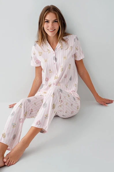 RolyPoly 3809-S Kadın Gömlek Pijama Takım ürün görseli 1