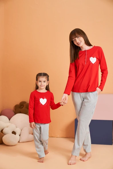 Pjs 28062 Kadın Patlı Pijama Takım ürün görseli 1