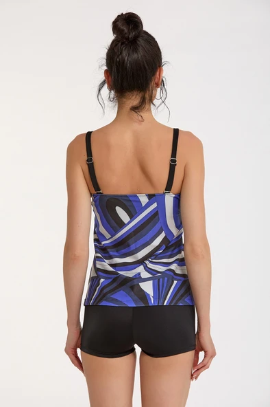 Argento 0063-3011 Kadın Şortlu Tankini - Resim 2